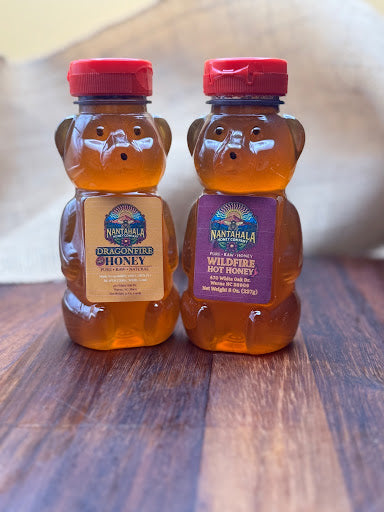 12 oz - Dragonfire Hot Honey - 12 oz Mama Bear (Carolina Reaper Infused)