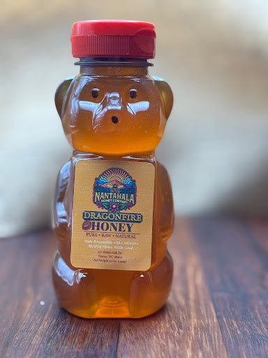 12 oz - Dragonfire Hot Honey - 12 oz Mama Bear (Carolina Reaper Infused)
